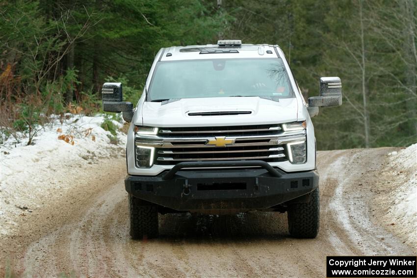 A Chevy Silverado pickup sweeps SS7, Hunters-McCormick Lake I.