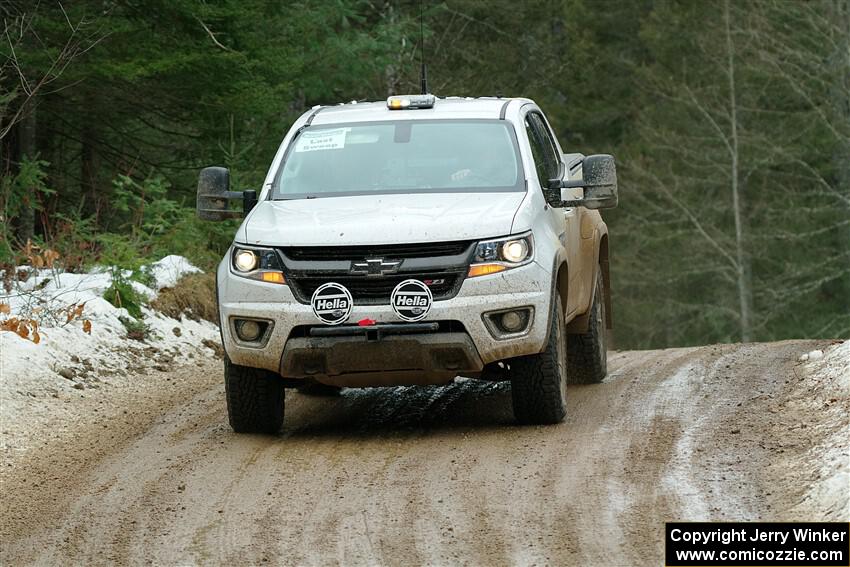 A Chevy Colorado pickup sweeps SS7, Hunters-McCormick Lake I.