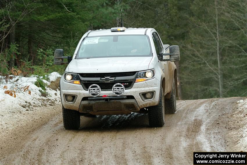 A Chevy Colorado pickup sweeps SS7, Hunters-McCormick Lake I.