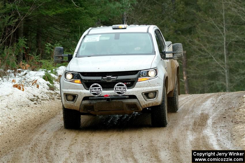 A Chevy Colorado pickup sweeps SS7, Hunters-McCormick Lake I.