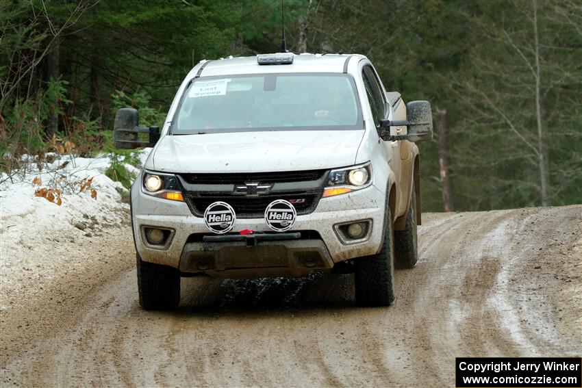 A Chevy Colorado pickup sweeps SS7, Hunters-McCormick Lake I.