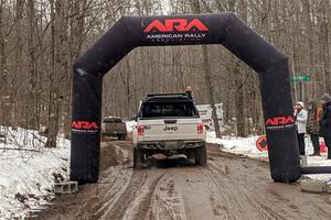 A Jeep Wrangler Rubicon prepares to sweep SS8, Old State-Huff I.