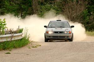 Dexter Clark / Bryce Proseus Nissan Sentra SE-R on SS6, Camp 3 South.