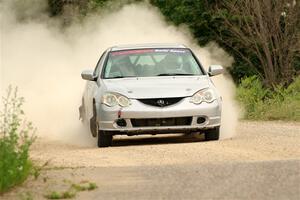 Derek Denti / Josh Remmetter Acura RSX on SS6, Camp 3 South.