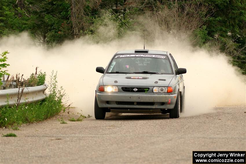 Dexter Clark / Bryce Proseus Nissan Sentra SE-R on SS6, Camp 3 South.