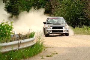 Jonathon Nagel / Chris Woodry Subaru Impreza 2.5RS on SS6, Camp 3 South.