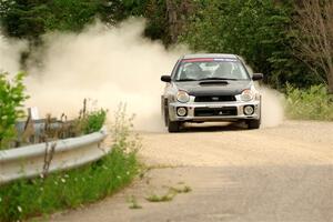 Jonathon Nagel / Chris Woodry Subaru Impreza 2.5RS on SS6, Camp 3 South.