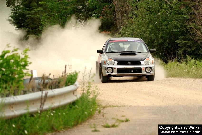 Jonathon Nagel / Chris Woodry Subaru Impreza 2.5RS on SS6, Camp 3 South.