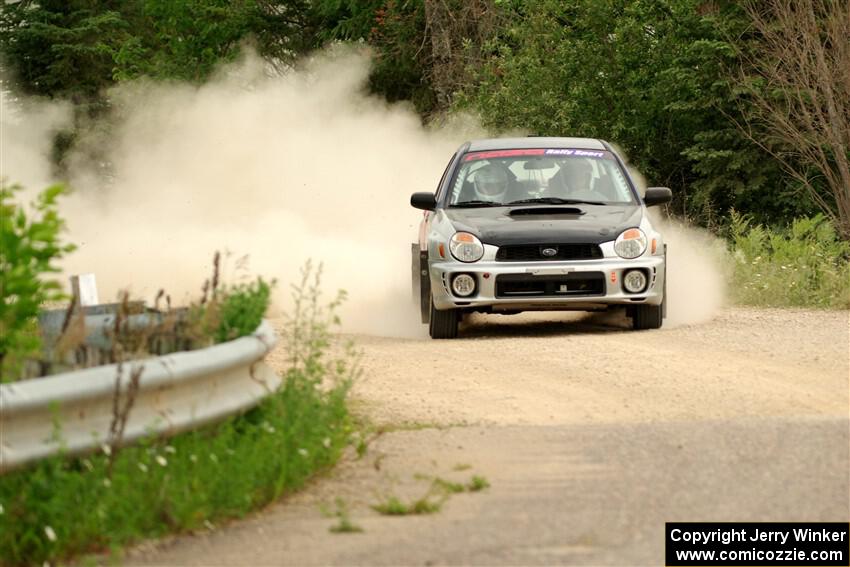 Jonathon Nagel / Chris Woodry Subaru Impreza 2.5RS on SS6, Camp 3 South.