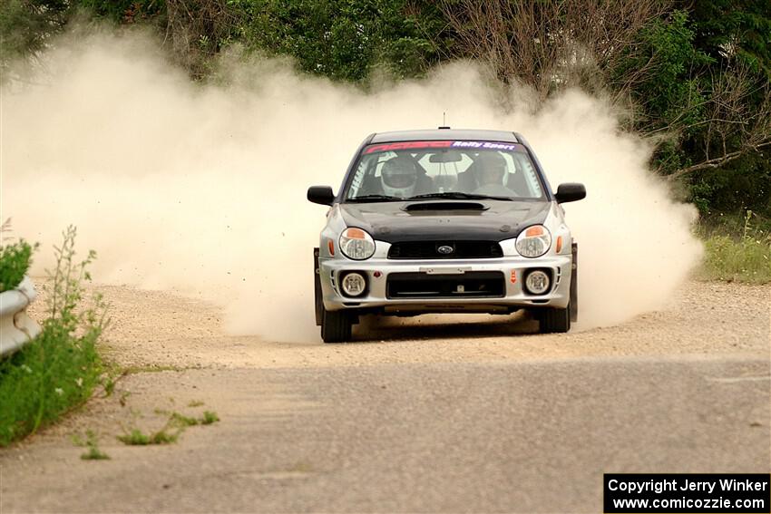 Jonathon Nagel / Chris Woodry Subaru Impreza 2.5RS on SS6, Camp 3 South.