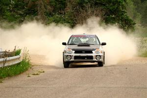 Jonathon Nagel / Chris Woodry Subaru Impreza 2.5RS on SS6, Camp 3 South.