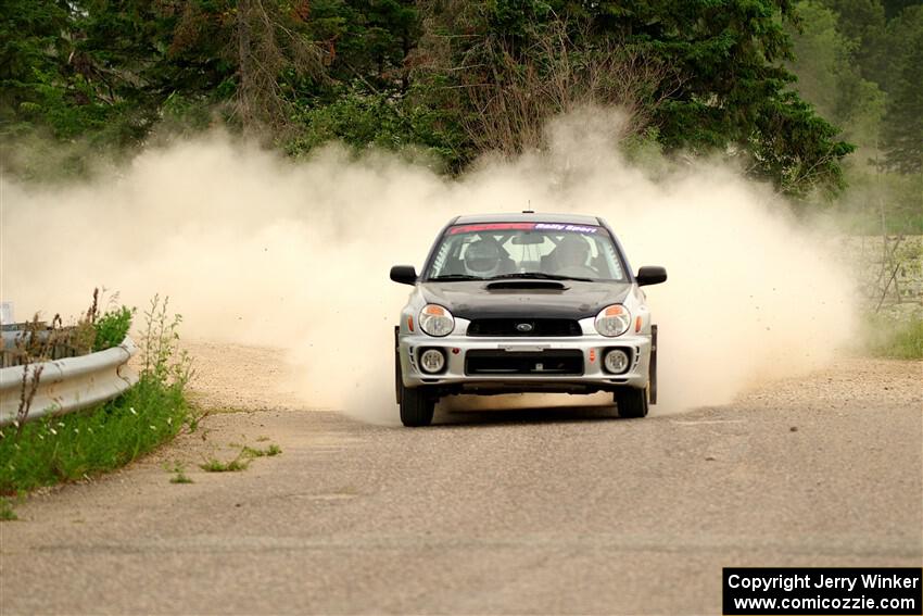 Jonathon Nagel / Chris Woodry Subaru Impreza 2.5RS on SS6, Camp 3 South.