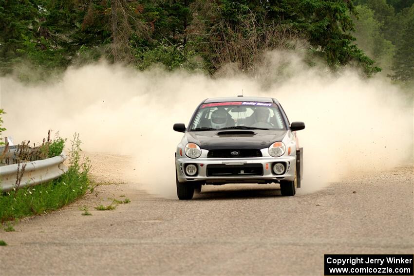 Jonathon Nagel / Chris Woodry Subaru Impreza 2.5RS on SS6, Camp 3 South.