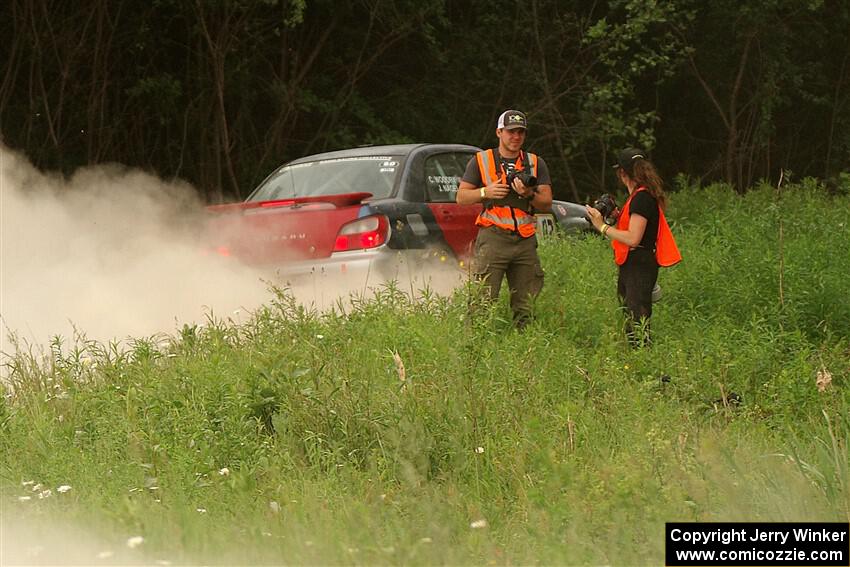 Jonathon Nagel / Chris Woodry Subaru Impreza 2.5RS on SS6, Camp 3 South.