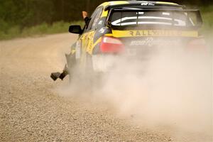 Colin Schulz / Jason Hack Subaru WRX STi limps through SS6, Camp 3 South, after rolling.