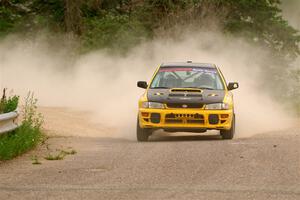 Katie Gingras / Camille Carlson Subaru Impreza on SS6, Camp 3 South.