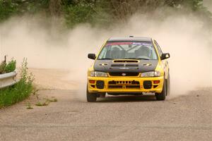 Katie Gingras / Camille Carlson Subaru Impreza on SS6, Camp 3 South.