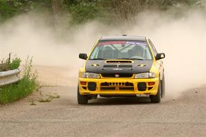 Katie Gingras / Camille Carlson Subaru Impreza on SS6, Camp 3 South.