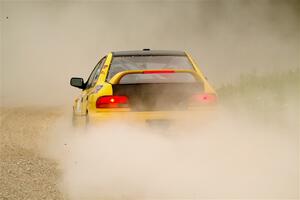 Katie Gingras / Camille Carlson Subaru Impreza on SS6, Camp 3 South.