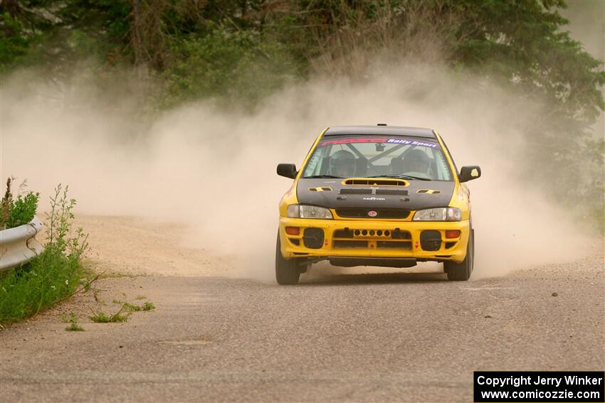 Katie Gingras / Camille Carlson Subaru Impreza on SS6, Camp 3 South.