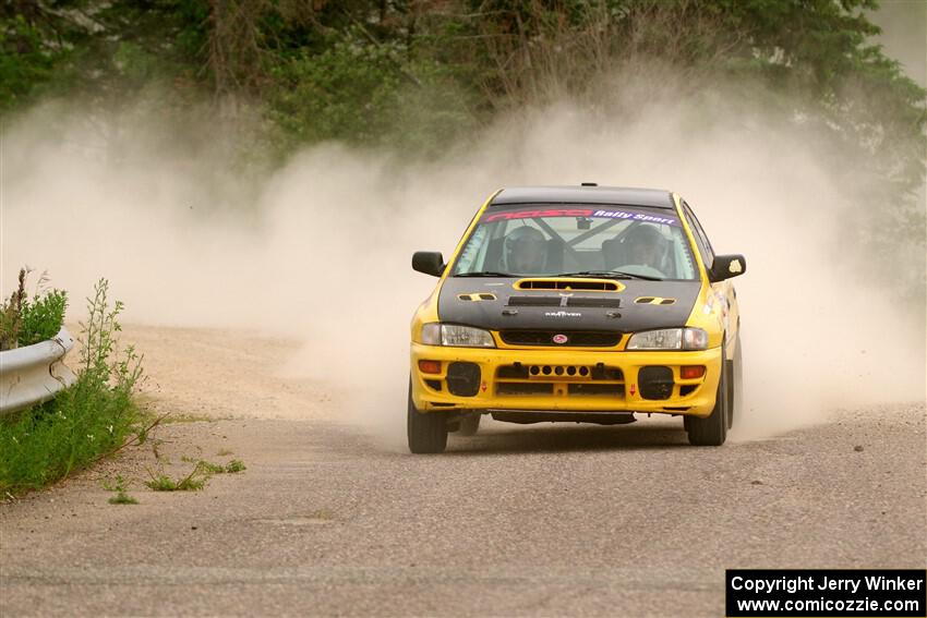 Katie Gingras / Camille Carlson Subaru Impreza on SS6, Camp 3 South.