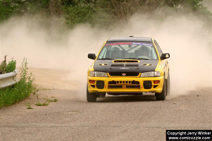 Katie Gingras / Camille Carlson Subaru Impreza on SS6, Camp 3 South.