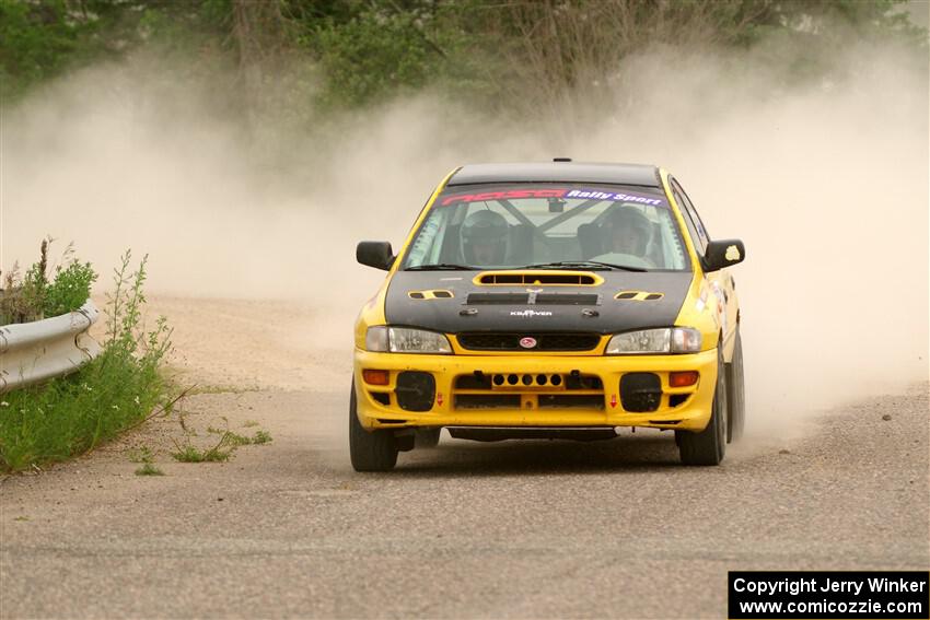 Katie Gingras / Camille Carlson Subaru Impreza on SS6, Camp 3 South.