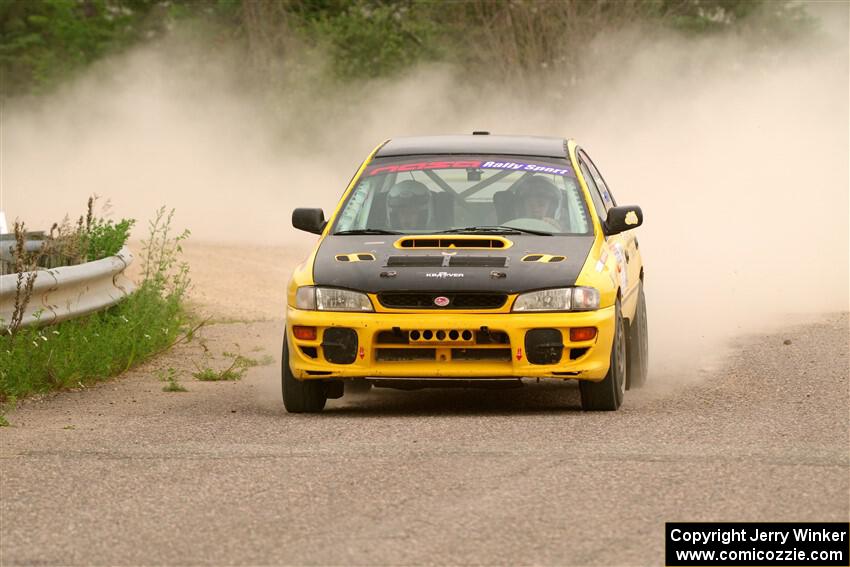 Katie Gingras / Camille Carlson Subaru Impreza on SS6, Camp 3 South.