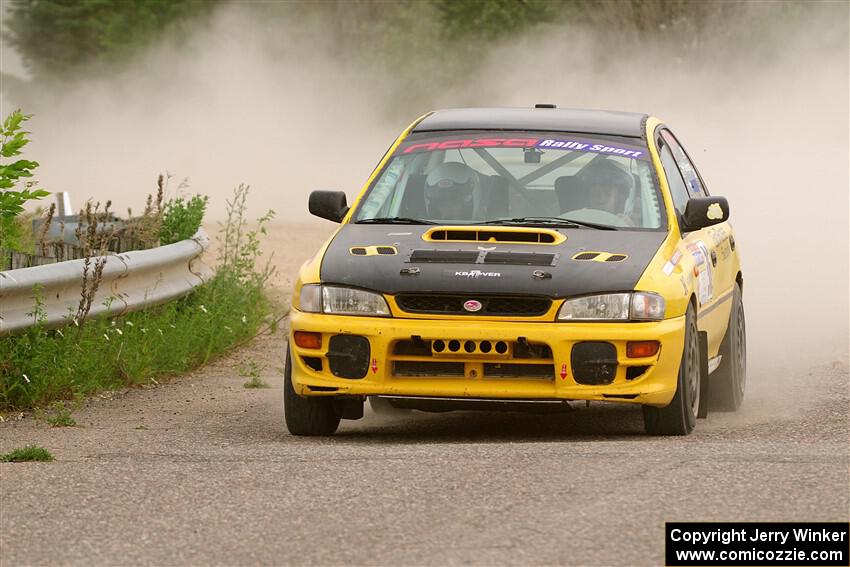 Katie Gingras / Camille Carlson Subaru Impreza on SS6, Camp 3 South.