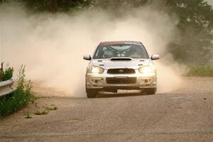 Cross Fedina / Robin Fedina Subaru WRX on SS6, Camp 3 South.