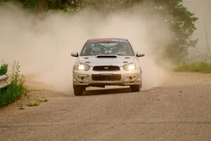 Cross Fedina / Robin Fedina Subaru WRX on SS6, Camp 3 South.