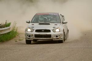 Cross Fedina / Robin Fedina Subaru WRX on SS6, Camp 3 South.