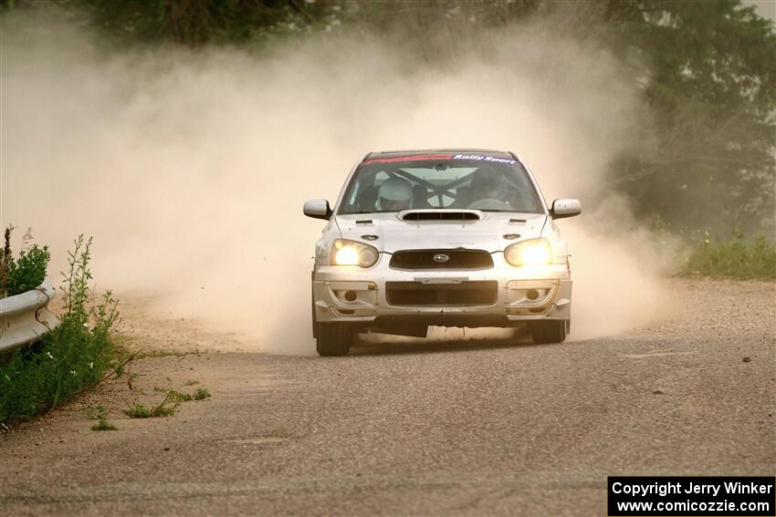 Cross Fedina / Robin Fedina Subaru WRX on SS6, Camp 3 South.