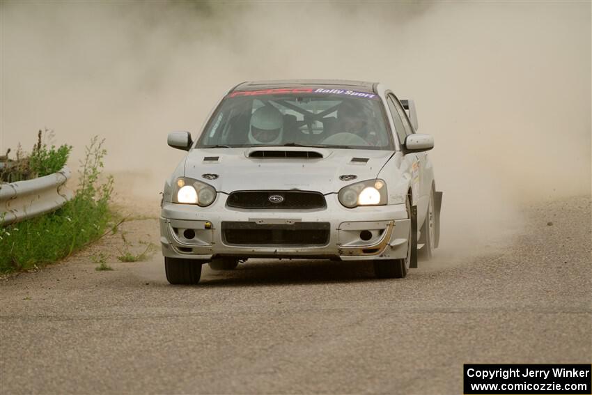 Cross Fedina / Robin Fedina Subaru WRX on SS6, Camp 3 South.