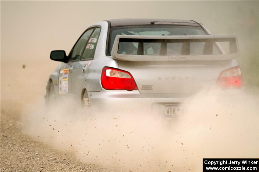 Cross Fedina / Robin Fedina Subaru WRX on SS6, Camp 3 South.