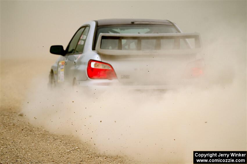 Cross Fedina / Robin Fedina Subaru WRX on SS6, Camp 3 South.