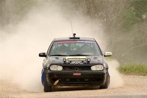 Chase Blakely / Mike Callaway VW GTI on SS6, Camp 3 South.