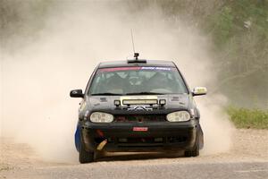 Chase Blakely / Mike Callaway VW GTI on SS6, Camp 3 South.