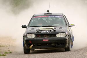 Chase Blakely / Mike Callaway VW GTI on SS6, Camp 3 South.