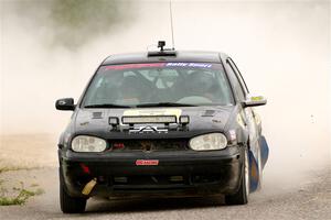 Chase Blakely / Mike Callaway VW GTI on SS6, Camp 3 South.