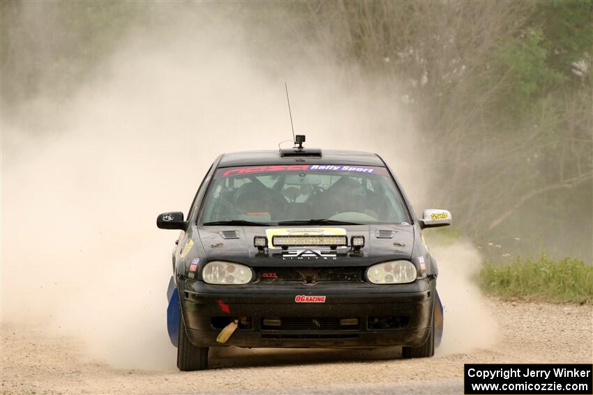 Chase Blakely / Mike Callaway VW GTI on SS6, Camp 3 South.