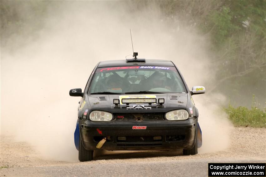 Chase Blakely / Mike Callaway VW GTI on SS6, Camp 3 South.