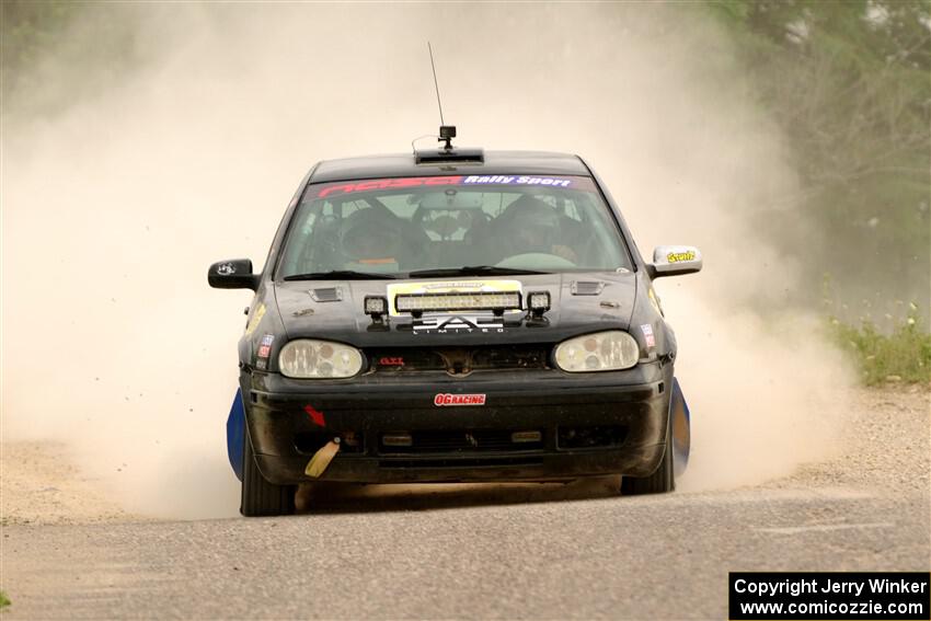 Chase Blakely / Mike Callaway VW GTI on SS6, Camp 3 South.