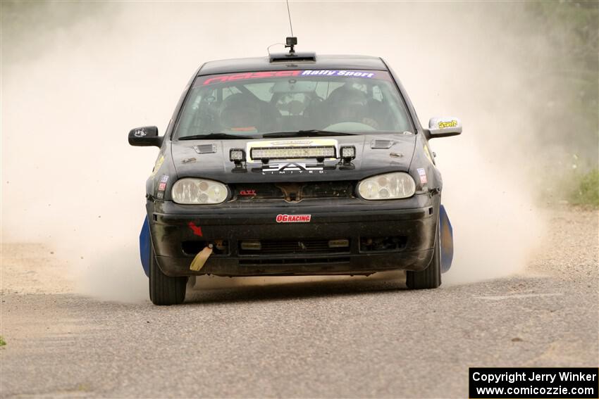 Chase Blakely / Mike Callaway VW GTI on SS6, Camp 3 South.