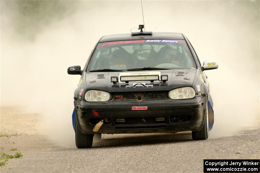 Chase Blakely / Mike Callaway VW GTI on SS6, Camp 3 South.