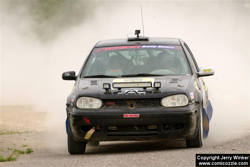 Chase Blakely / Mike Callaway VW GTI on SS6, Camp 3 South.