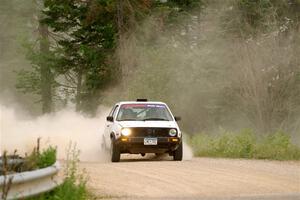 Josh Nykanen / Connor Himes VW GTI on SS6, Camp 3 South.