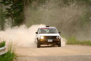 Josh Nykanen / Connor Himes VW GTI on SS6, Camp 3 South.