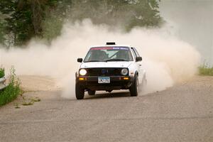 Josh Nykanen / Connor Himes VW GTI on SS6, Camp 3 South.