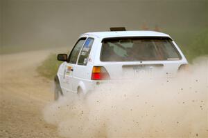 Josh Nykanen / Connor Himes VW GTI on SS6, Camp 3 South.